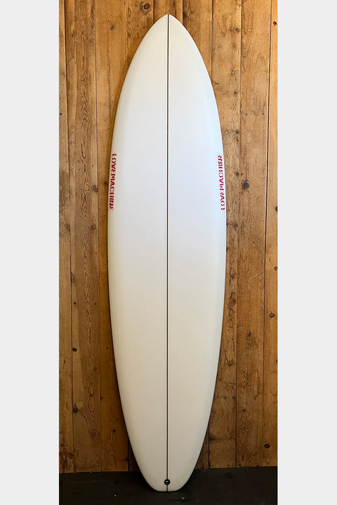 Love Machine 6'9" FM Surfboard - White
