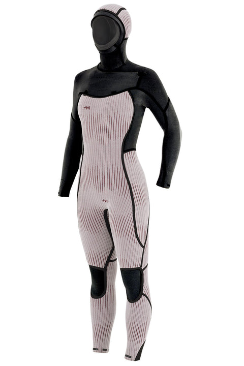 Manera Women's Magma 6/4 Chest Zip Wetsuit - Inside Out