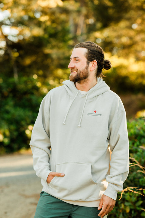 Moment Board Stack Pullover Hoodie - Cement