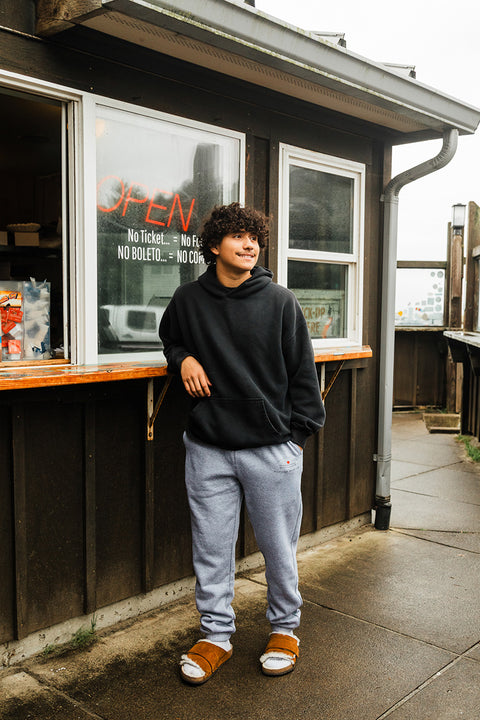 Moment Board Stack Swaeatpant - Athletic Heather - Full Shot