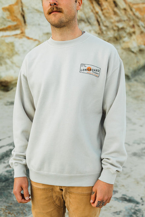 Moment The Classic Pullover Crew - Faded Bone - Front