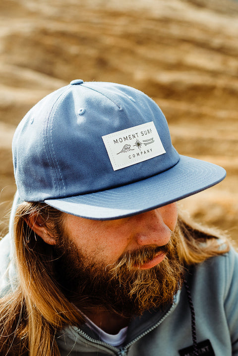 Moment Icons Hat - Slate Blue