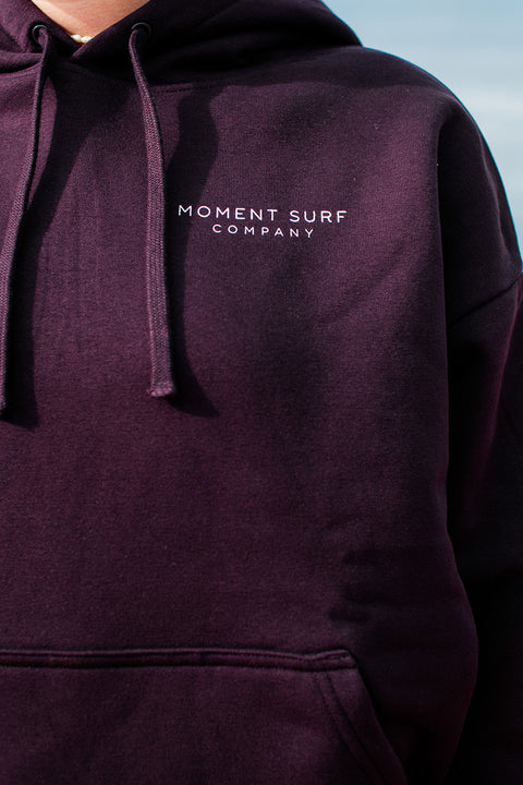 Moment Women’s Icons Pullover Hoodie - Plum - Front