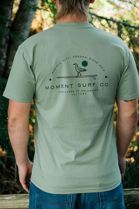 Moment Lt Dan T-Shirt - Pistachio - Back