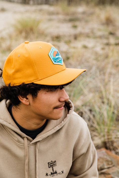 Moment Sunset Cape Hat - Mustard - Side