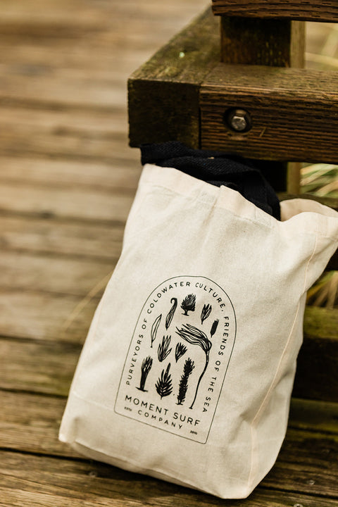 Moment Grocery Tote - Natural - Kelp Friends On A Deck
