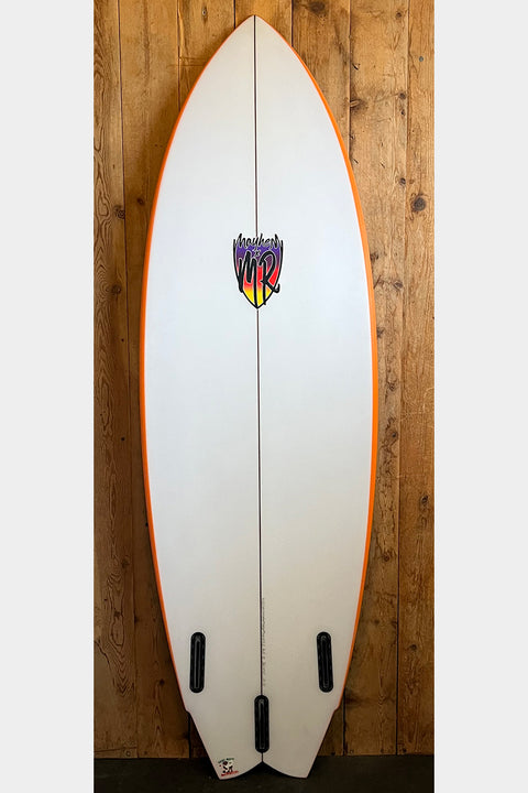 Mayhem X MR California Twin 5'9" Fish Surfboard - Bottom