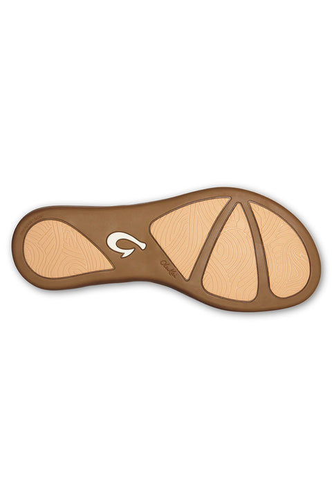 Olukai Women's Honu Sandals - Bright White / Golden Sand