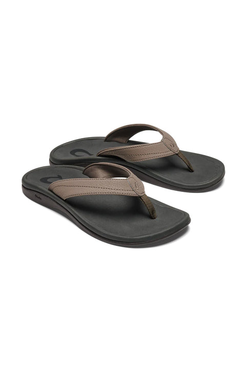 Olukai 'Ohana Sandal - Warm Taupe / Island Salt - Both Sandals
