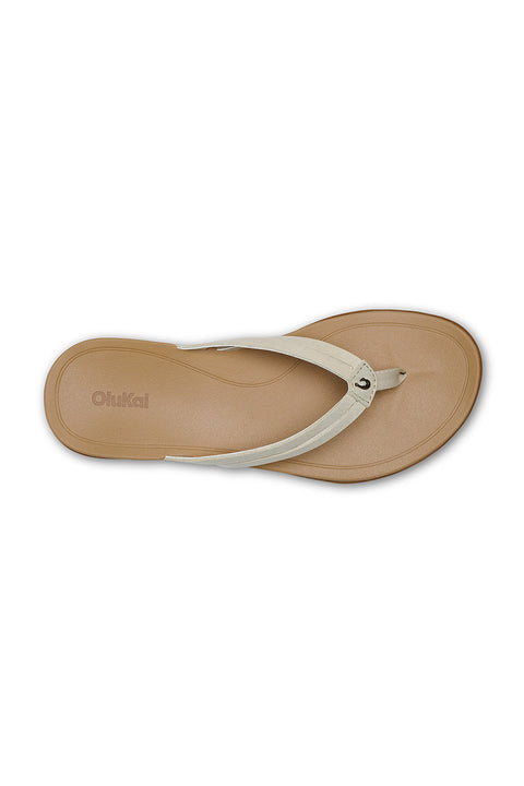 Olukai Women's Ho'opio Hui Sandals - Tapa / Warm Sand- Top