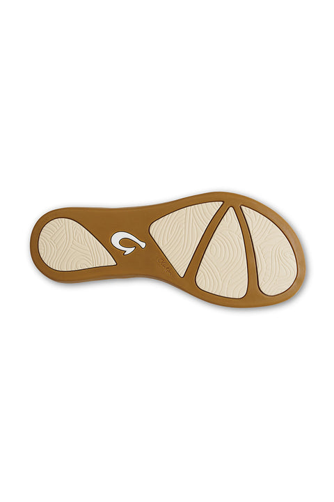 Olukai Women's Ho'opio Hui Sandals - Tapa / Warm Sand- Bottom