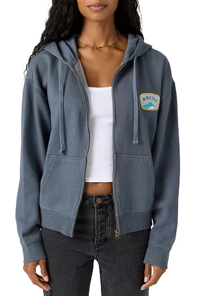O'neill Atwood Zip Hoody - Washed Slate