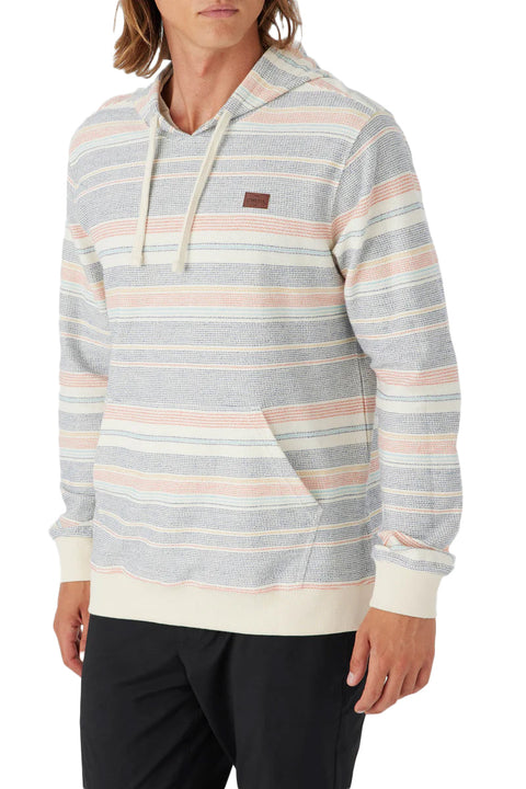 O'Neill Bavaro Stripe Pullover - Cream- Side