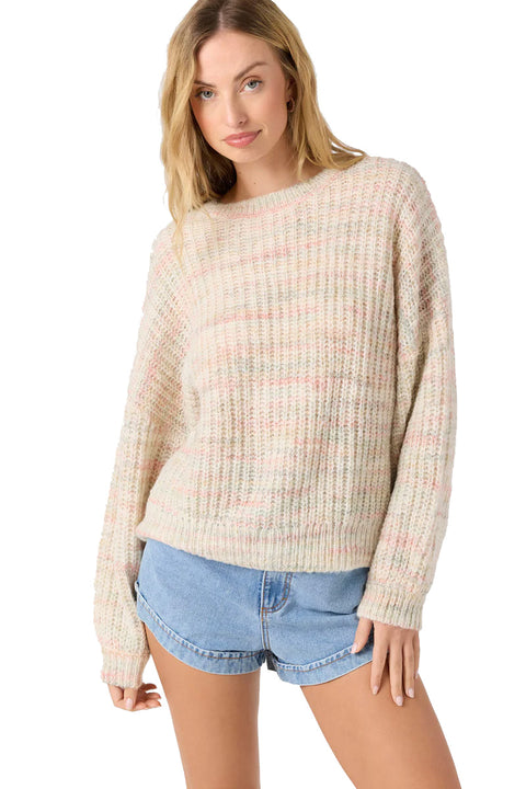 O'neill Bayou Long Sleeve Sweater - Multi CLR- Front