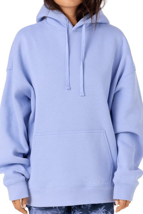 O'neill Born In The Sea Oversized Hoodie - Blue Jelly- Front