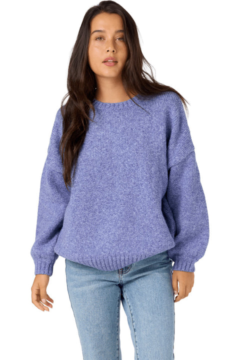 O'neill Bayou Heather Sweater - Royal Blue- Front