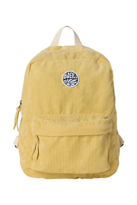O'Neill Brightside Mini Cord Backpack - Straw- Front