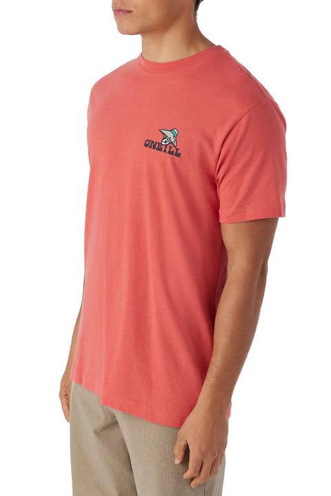 O'Neill Chill Bones Tee - Hot Red- Side