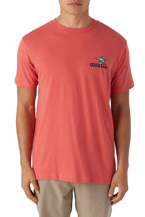 O'Neill Chill Bones Tee - Hot Red- Front