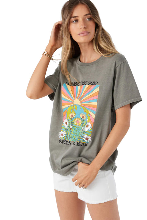 O'Neill Chase The Sun Tee - Smoked Pearl - Side