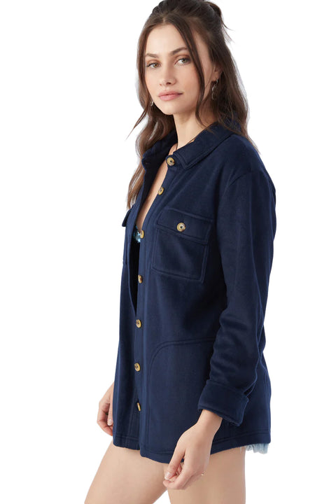 O'Neill Collins Solid Superfleece - Navy - Side