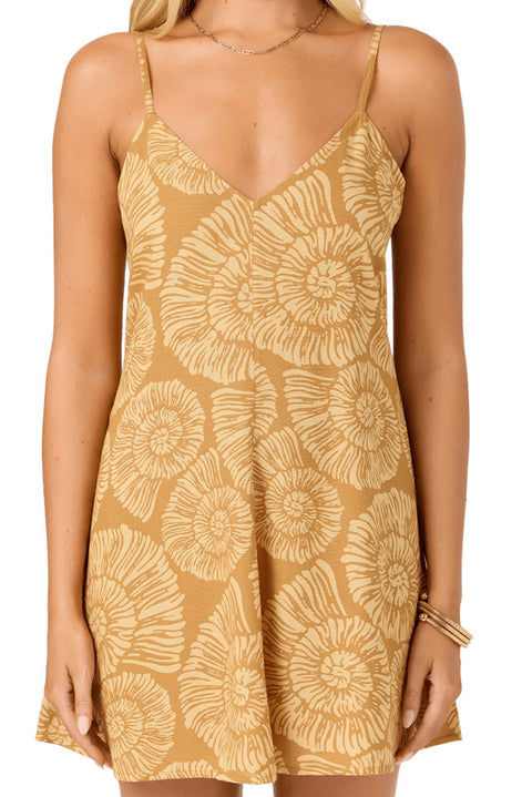 O'neill Darcy Elsie Shell Mini Dress - Woodshack- Close up on front