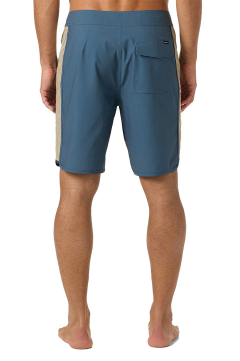 O'neill Hyperfreak Blindside Scallop 19" Boardshort - Dark Slate- Back