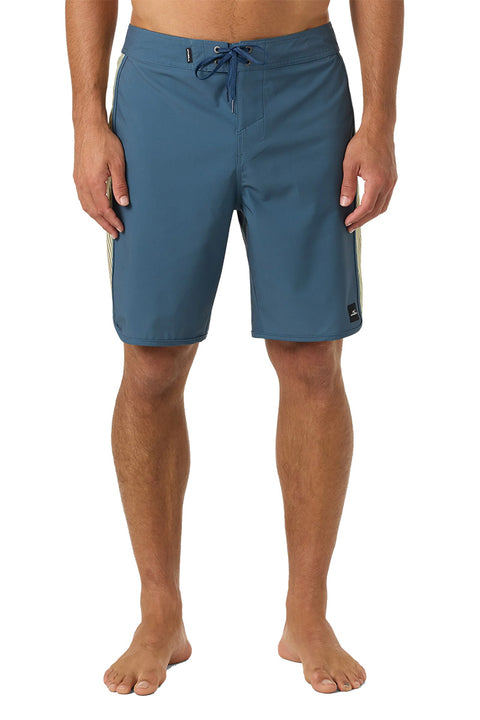 O'neill Hyperfreak Blindside Scallop 19" Boardshort - Dark Slate- Front
