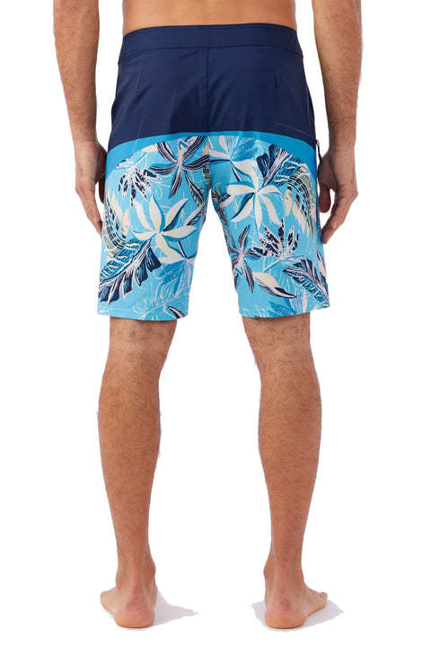 O'Neill Hyperfreak Tech Block 20" Boardshorts - Sky - Back