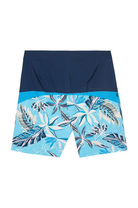 O'Neill Hyperfreak Tech Block 20" Boardshorts - Sky - Back
