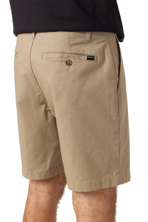 O'neill Jay Stretch 18" Short - Khaki- Back