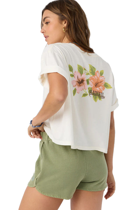 O'Neill Karma French Terry Lounge Shorts - Oil Green- Back