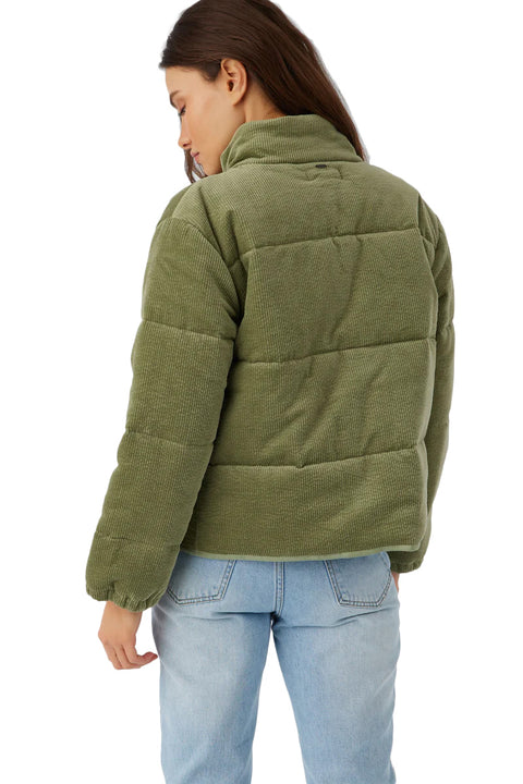 O'Neill Novah Jacket - Oil Green- Back