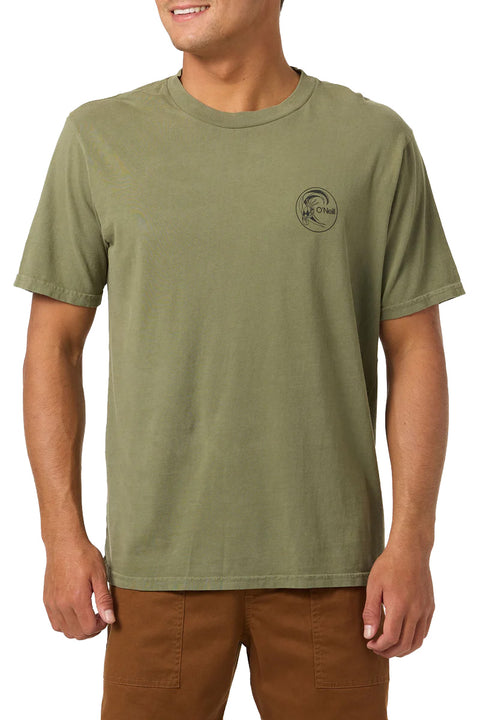 O'Neill OG 60's AD Relaxed Fit Tee - Clover - Front