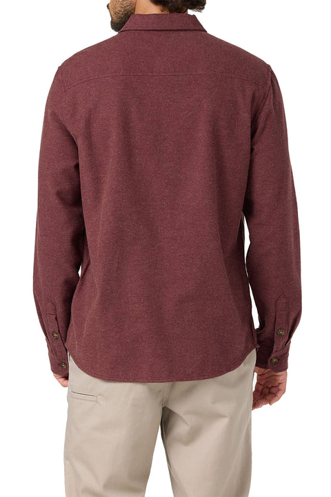 O'neill Regent Flannel - Chocolate- Back