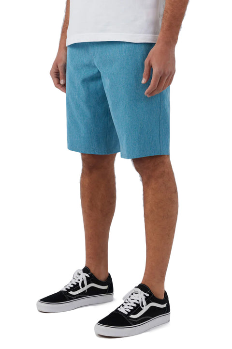 O'Neill Reserve Heather 21" Hybrid Shorts - Bay Blue - Side