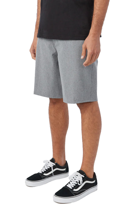 O'Neill Reserve Heather 21" Hybrid Shorts - Grey- Side