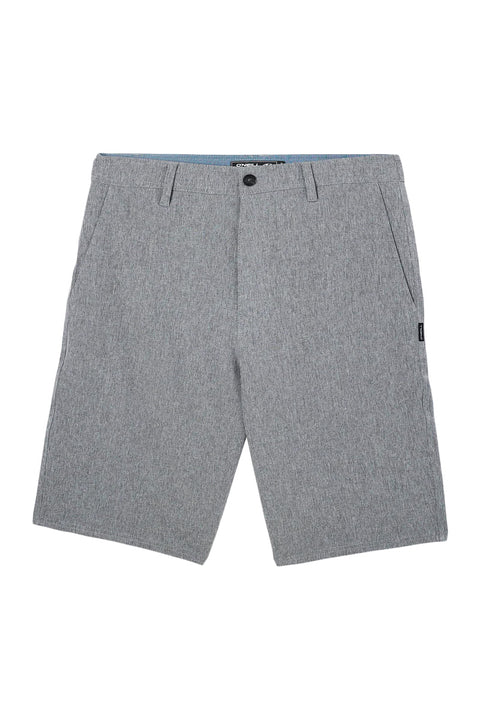 O'Neill Reserve Heather 21" Hybrid Shorts - Grey- Front not on model