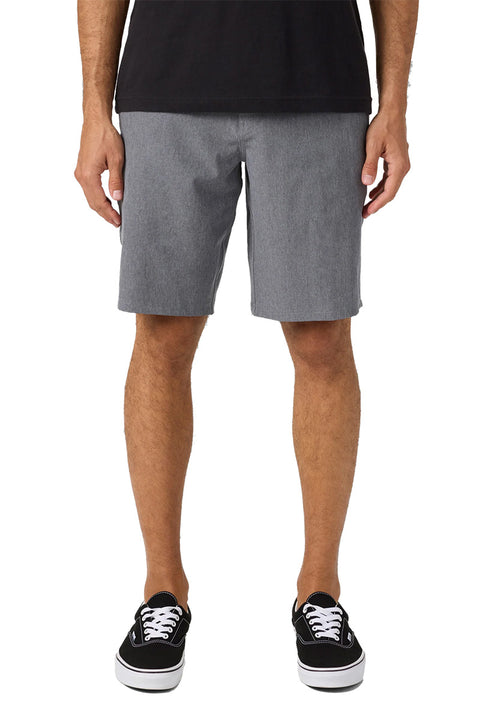 O'neill Reserve Heather 21" Short - Heather Grey- Front