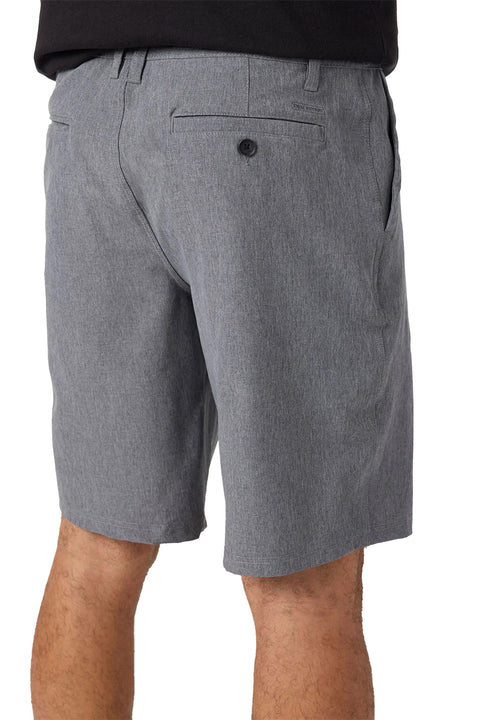 O'Neill Reserve Heather 21" Short - Heather Grey - Back