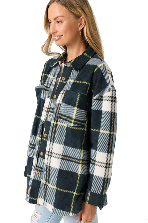 O'Neill Rune Superfleece Long Sleeve Top - Slate- Side