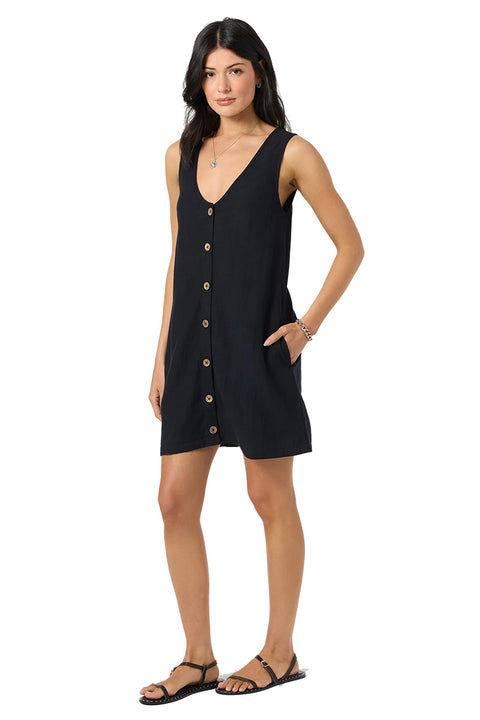 O'neill Sanders Mini Dress - Black- Side