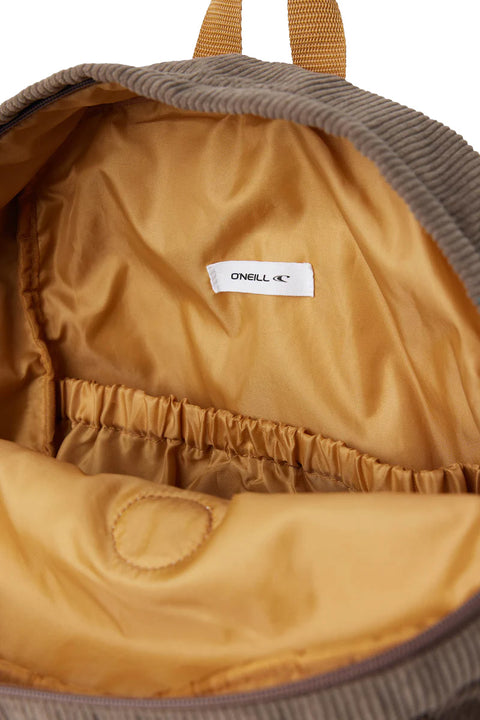 O'Neill Shoreline Cord Backpack - Deep Taupe- Inside