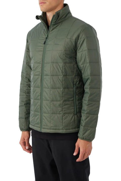 O'Neill Trvlr Away Packable Jacket - Olive - Side