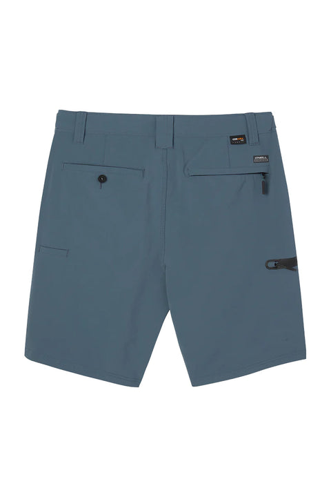 O'Neill Trvlr Expedition 20" Hybrid Shorts - Cadet Blue - Back No Model