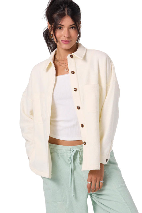 O'Neill Wavelength Fleece Jacket - Winter White