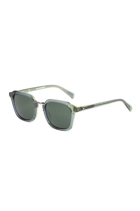 Otis Modern Ave Sunglasses - Emerald / Grey Polar - Side