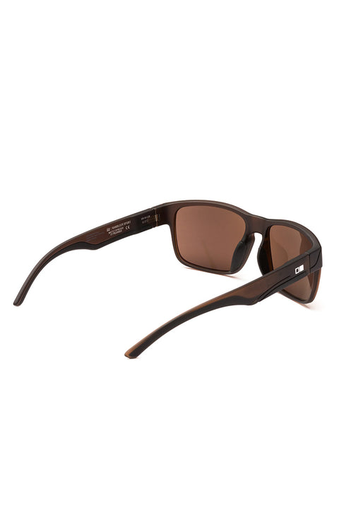 Otis Rambler Sport X Sunglasses - Matte Espresso / L.I.T. Polarized Brown - Back
