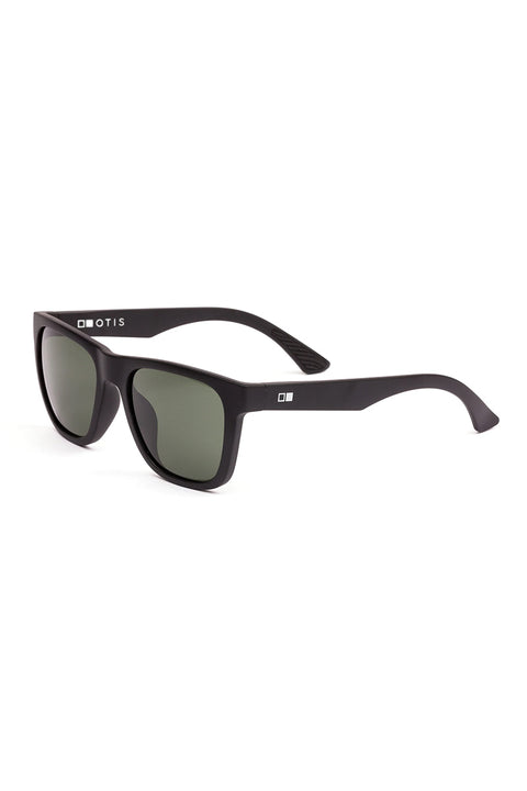 Otis Strike Sport Sunglasses - Matte Black / Grey Polarized - Side