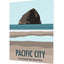 Muted Colors Pacific City Greeting Card